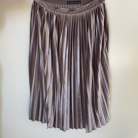 abercrombie & fitch velvet midi skirt - Picture 2 of 4